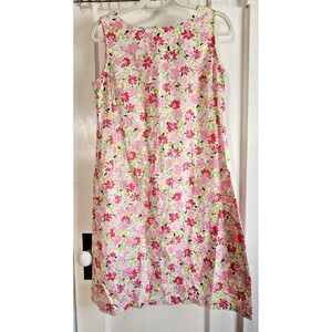 SUSAN BRISTOL woman Sz‎ 8 sleeveless floral print dress Vintage 100% cotton